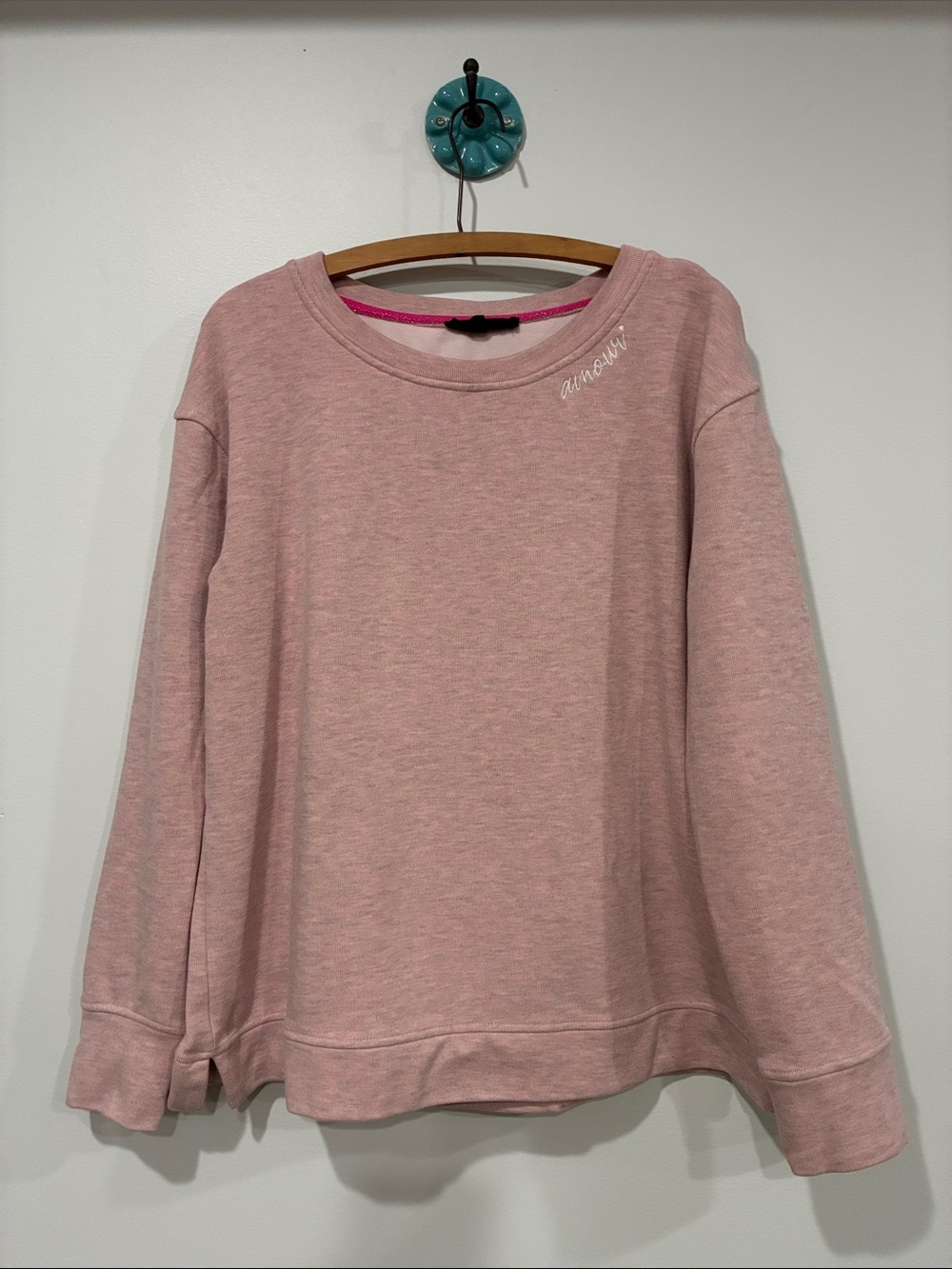 Jane and Delancey Dusty Rose Crewneck Sweatshirt